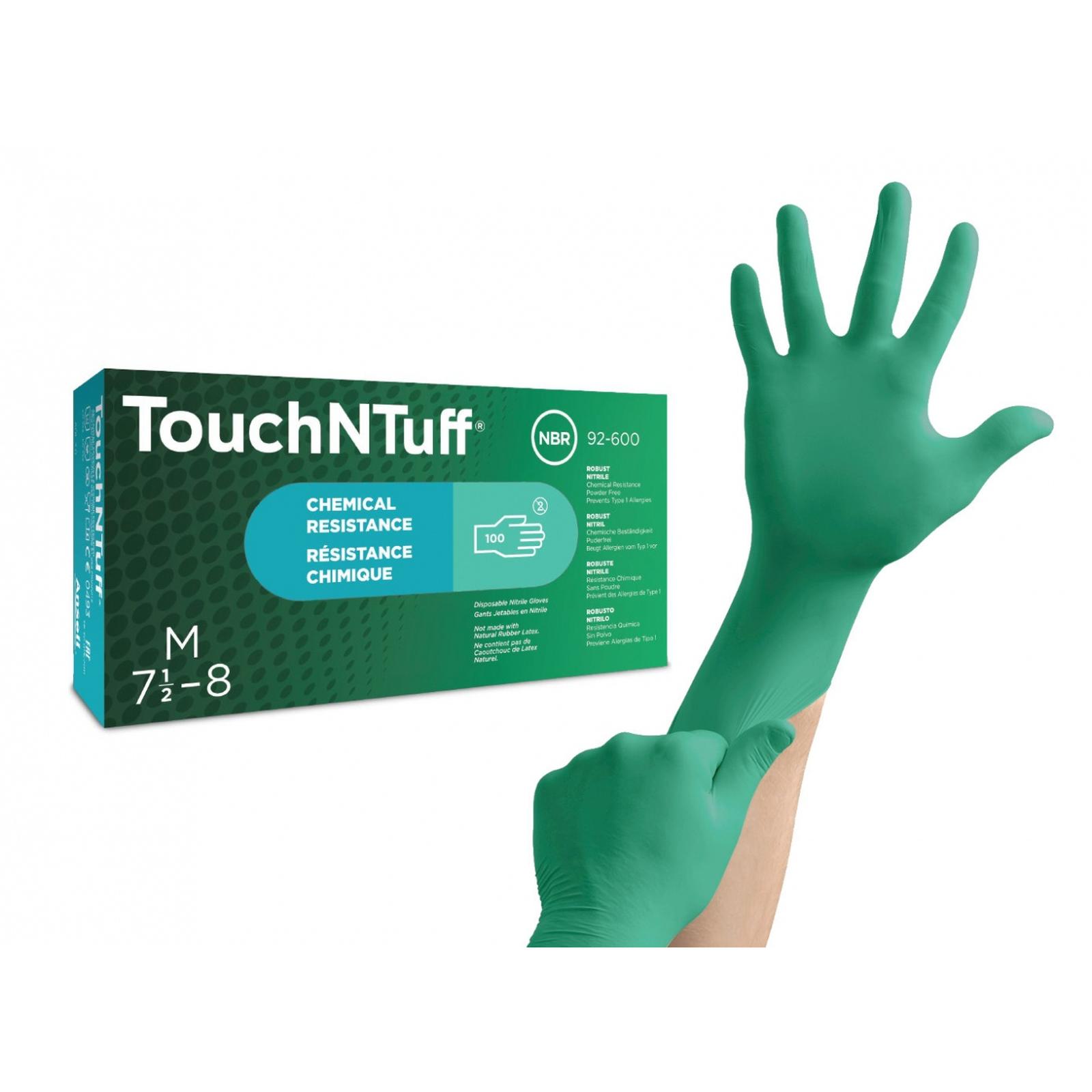 Ansell TouchNTuff 92-600 Disposable Nitrile Glove