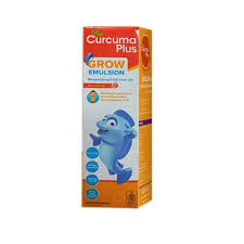 Curcuma Plus Grow Emulsion Rasa Jeruk Sirup 200 ml